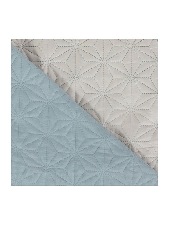 Borea Stellar Coverlet Single from Polyester Light Grey-Grey 160x240cm