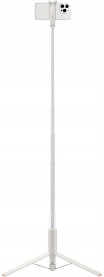 Spigen S541w Selfie Stick Cell Phone Tripod Bluetooth White