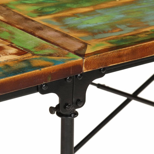 Tisch Speisesaal aus Massivholz & Metall Coffee 220x90x77cm