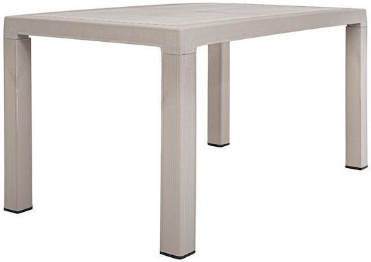 Baltic Rectangular Sala de mese Beige 140x80x75εκ. 875-225-067 Baltic Rectangular Sala de mese Beige 140x80x75εκ. 875-225-067