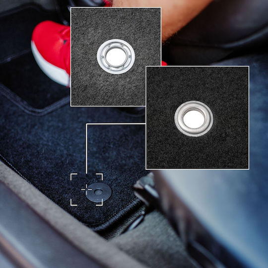 Front Black Floor Mats Jaguar S-type X204 Sedan 2002-2008