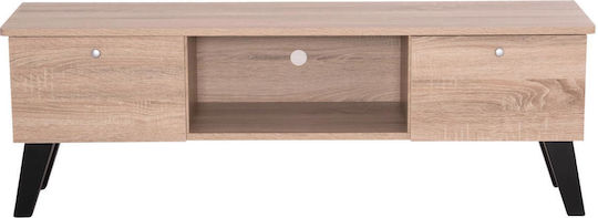 Έπιπλο Τηλεόρασης Iren Sonama Oak-μαύρο Μ120xΠ32.5xΥ33cm