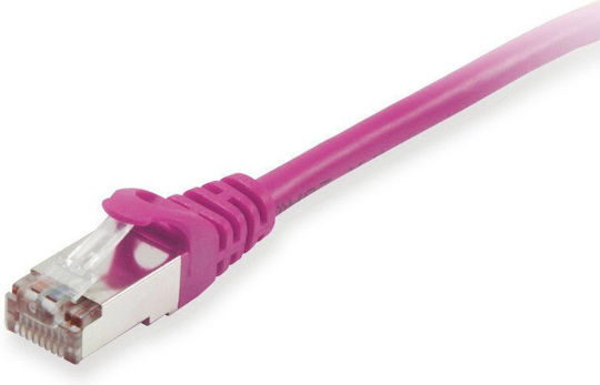 Equip S/FTP Cat.6a (Gigabit) Καλώδιο Δικτύου Ethernet 0.25m Μωβ