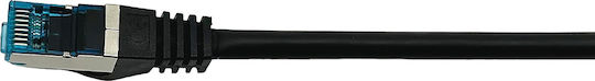Equip S/FTP Cat.6a Gigabit Network Cable Ethernet 3m Black