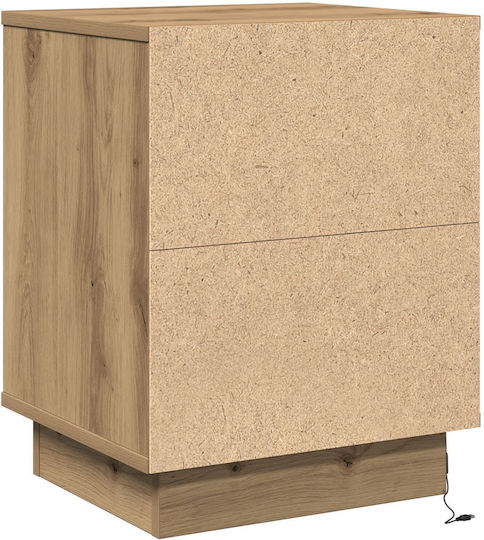 Κομοδίνο Ξύλινο Artisan Oak 39x34.5x50cm