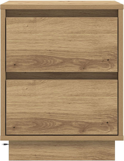 Κομοδίνο Ξύλινο Artisan Oak 39x34.5x50cm
