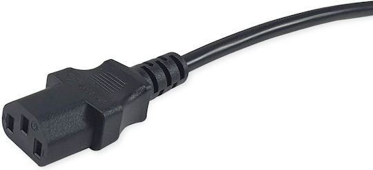 Equip Type G (UK) - IEC C13 Cable 3m Μαύρο 112301