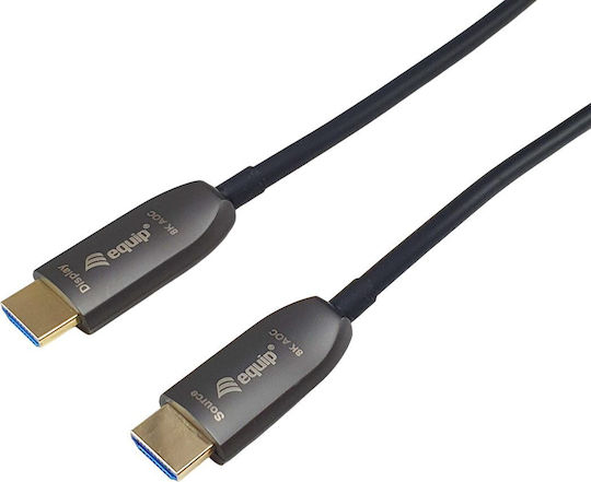 Equip HDMI 2.1 Ultra High Speed 48Gbps 4K 120Hz HDR VRR Cable HDMI Male - HDMI Male 25m Black