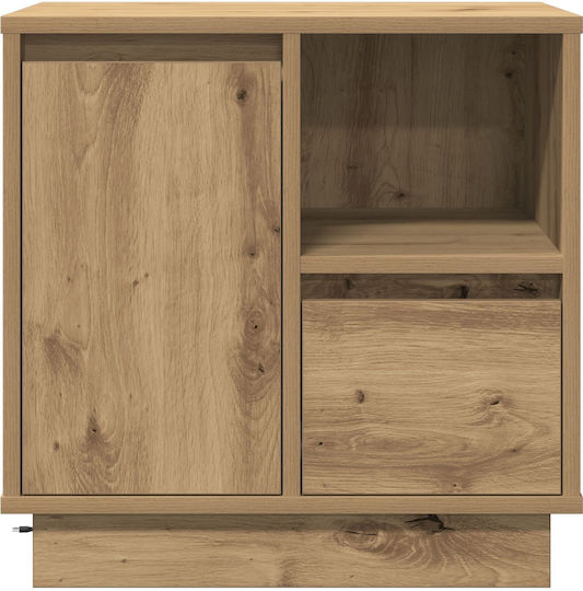 Комод Дървен Кафяв дъб 50x34.5x50см