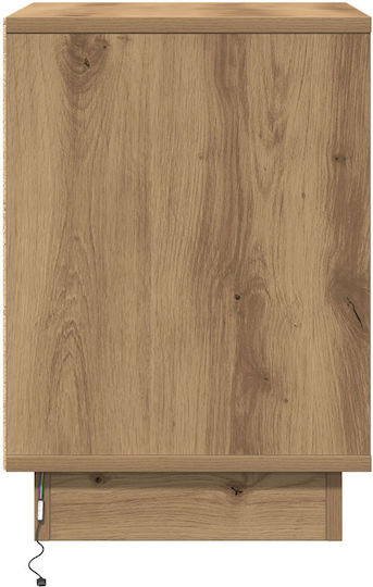 Комоди Дървени Кафяв дъб 2бр 39x34.5x50см
