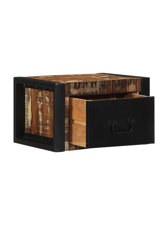 Κομοδίνα Ξύλινα Πολύχρωμα 2τμχ 25x40x35cm