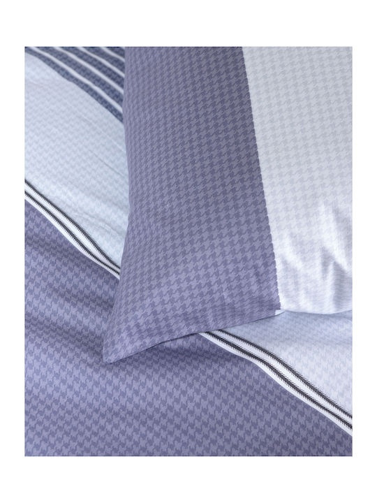 Rythmos Duvet Set Queen 220x240cm Boost Blue 3pcs