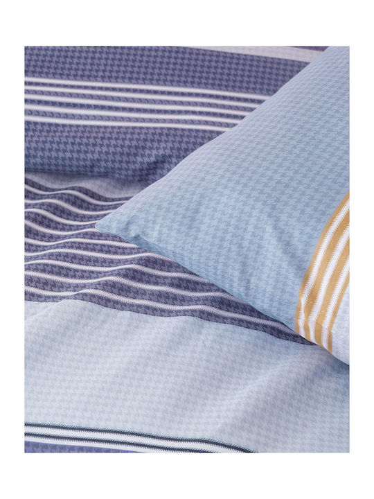 Rythmos Duvet Set Queen 220x240cm Boost Blue 3pcs