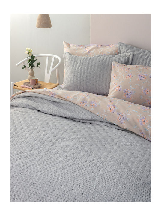 Palamaiki Duvet Single 160x240cm Aliison Grey 200 GSMGsm
