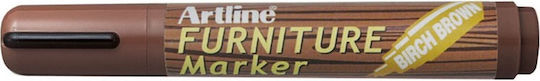 Marker permanent Artline AR-095 pentru mobilă, culoare maro mesteacăn 095 61
