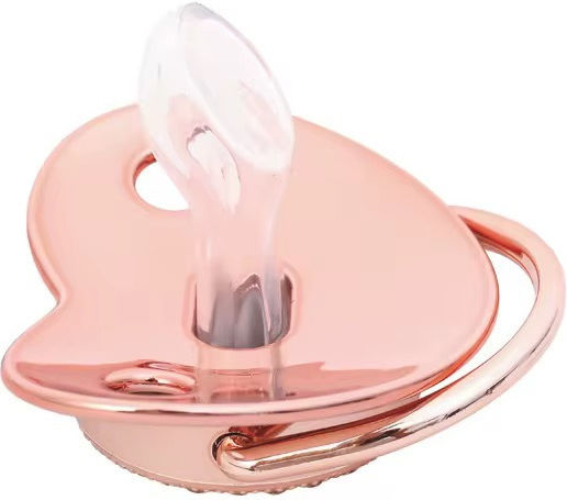 Kidds Luxury Set Pacifier Silicone Rose Gold for 6+ months