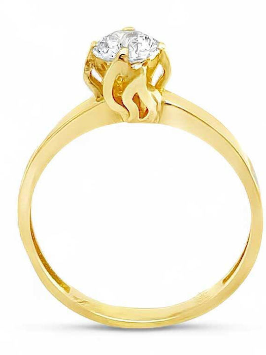 Xryseio Единичен камък от Злато 14K