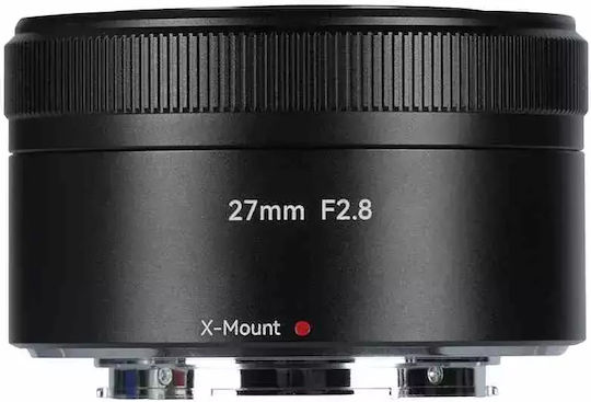 7artisans Crop Φωτογραφικός Φακός Σταθερός για Fujifilm X Mount Μαύρος