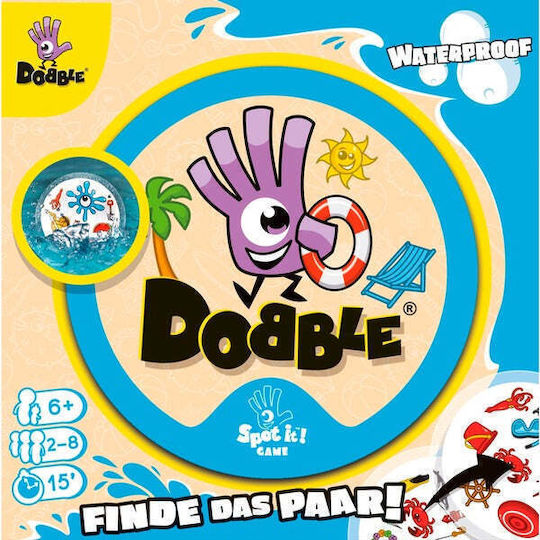 Настолна игра Dobble Waterproof за 2-8 играчи 6+ години (GER) Asmodee