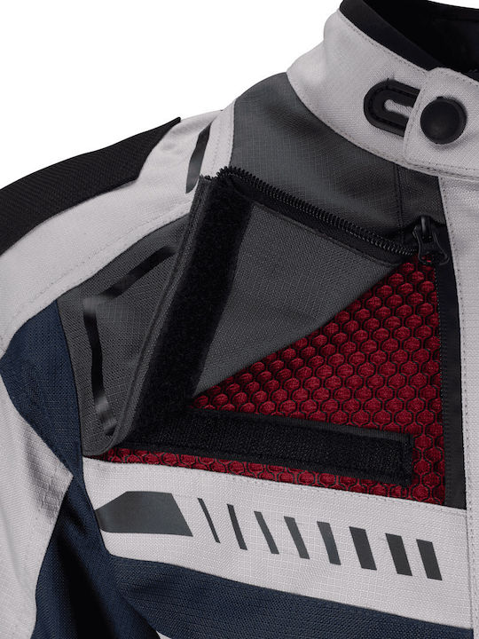 Carpathian Series Bărbătesc Geacă de motocicletă 4 Sezoane Waterproof Gri