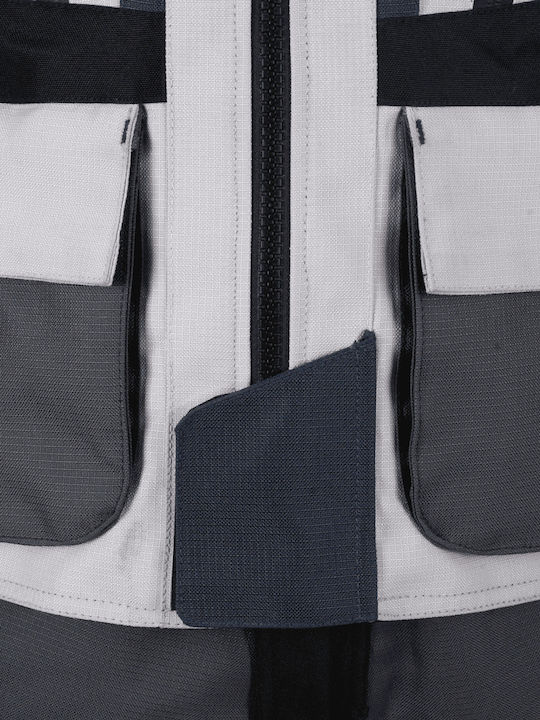 Carpathian Series Bărbătesc Geacă de motocicletă 4 Sezoane Waterproof Gri