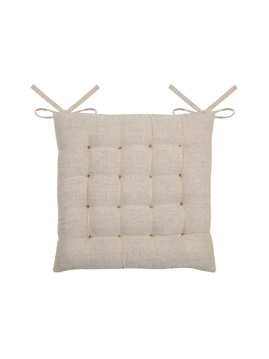 Garden Chair Cushion Nova White 38x38cm