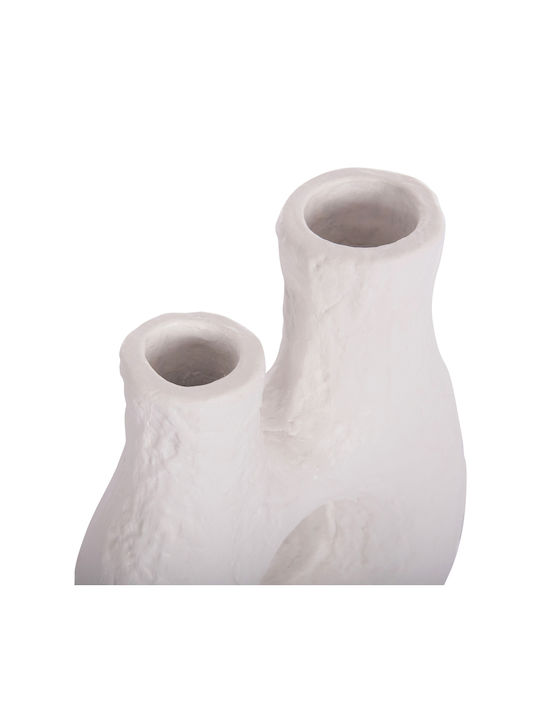 HomeMarkt Decorative Vase Namentis White 27x13.5x37cm