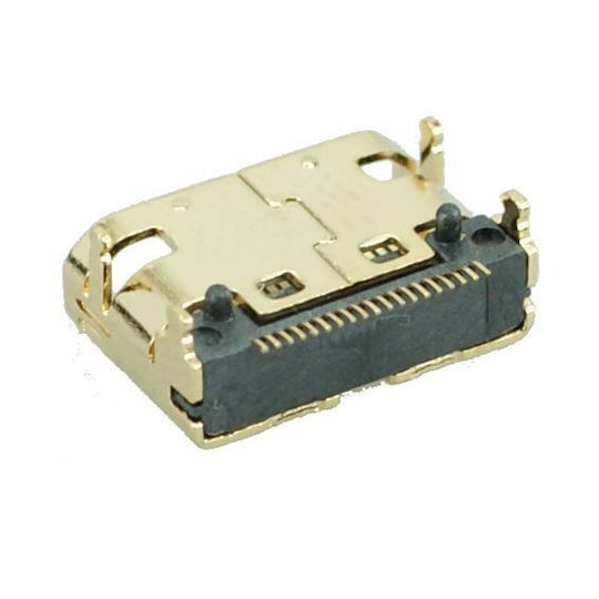 HDMI-Stecker Mini C Typ1 Kupfer Gold