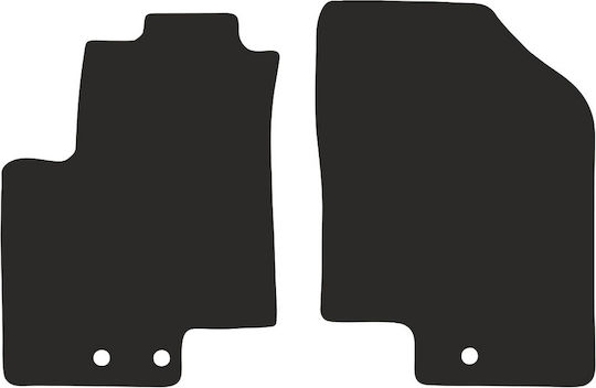 Wielganizator Μπροστινά Πατάκια 2τμχ για Hyundai ix20 2010-2018 Μαύρα