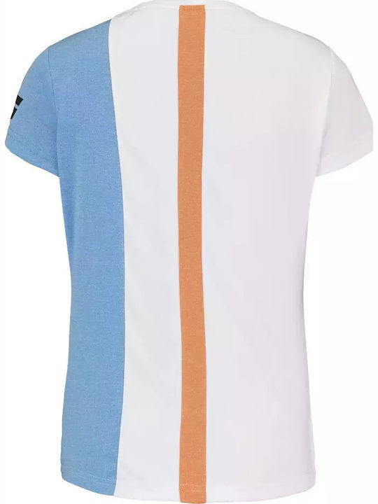 Play Women's Athletic Blouse Short Sleeve White