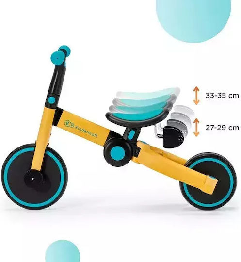 Kinderkraft 4 Trike Πτυσσόμενο για 1-3 Ετών Sunflower Blue