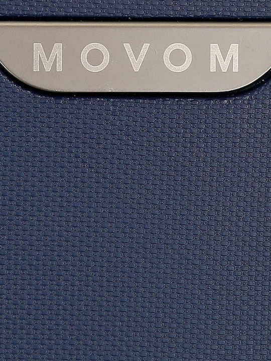 Movom Travel Suitcases Navy Blue with 4 Wheels