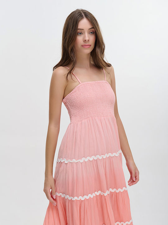 Summer Maxi Dress Peach
