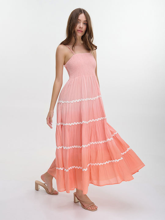 Summer Maxi Dress Peach