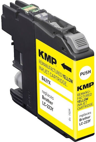 KMP Compatible Inkjet Printer Ink Brother LC-223 Y 900 Pages Yellow 1pcs