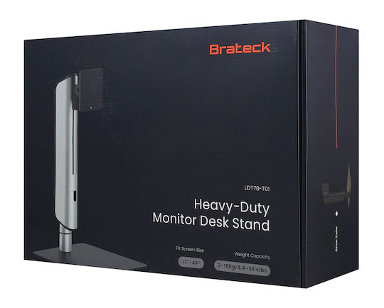 Brateck Επιτραπέζια Βάση Οθόνης έως 49" (LDT70-T01)