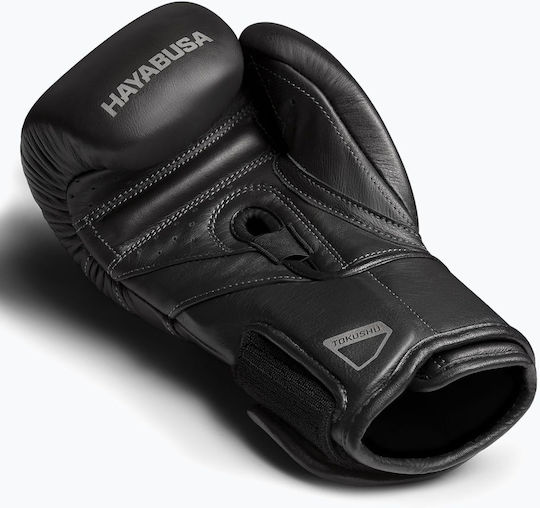 Hayabusa T3 Kanpeki Leather Boxing Sack Gloves Black