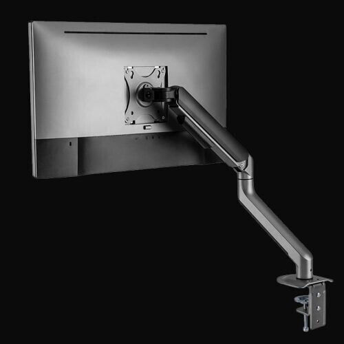 LC-Power Stand Desk Mounted Monitor up to 32" with Arm Silver (LC-EQ-A32B)