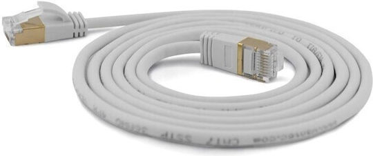 Wantec S/FTP Cat.7 Ethernet Network Cable 0.25m Gray