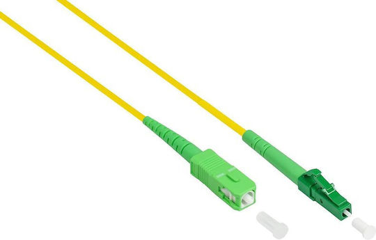 Alcasa Optisches Faserkabel 15m Gelb