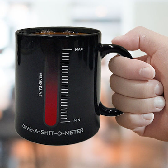 Mad Monkey Heat Change Mug Ceramic Black 300ml