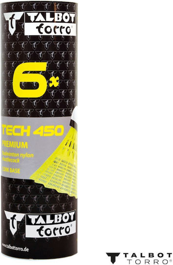 Talbot Torro Tech Φτερά Badminton 6τμχ