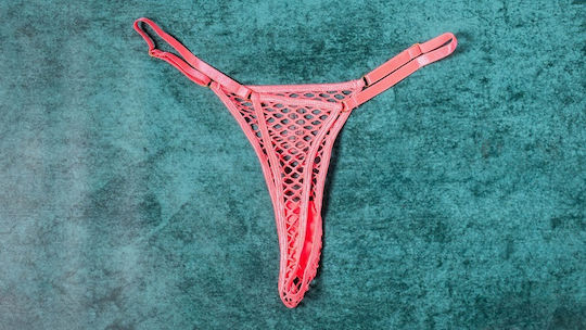 Ophelias Traum Lingerie Netzset BH-Offener Schritt Shorts Pink 10h3135pnk