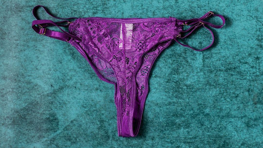 Ophelia's Dream Lingerie Purple Suspender Set 1011036