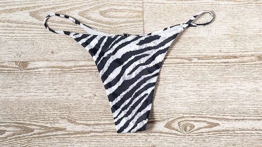 Ophelia's Dream Lingerie Zebra Set Swimwear Maxi Dress 10mp5098