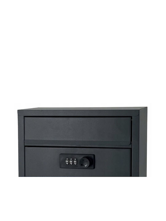 Cutie Poștală pentru Exterior Inox în Culoarea Gri 32x8x22cm