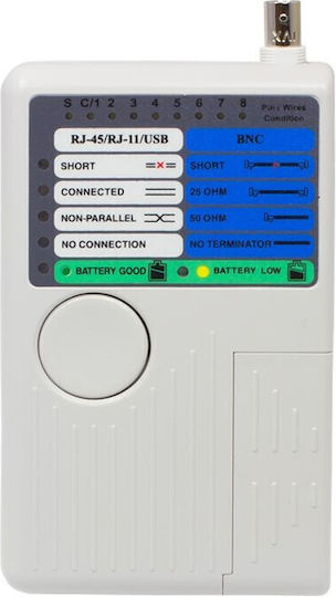 Good Connections GC-N0097 Network Cable Tester RJ45 RJ11 BNC USB