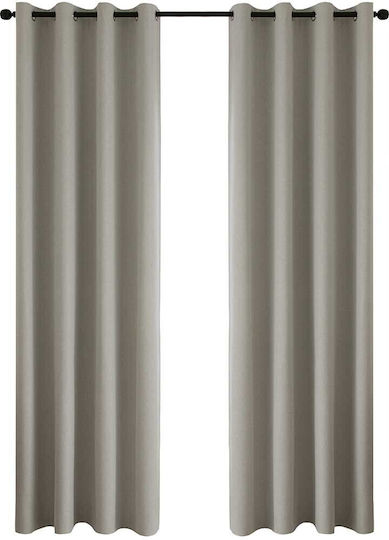 Beauty Home Verdunkelungsvorhang mit Grommets Total 8446 Ecru 140x270cm