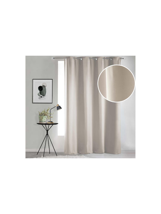 Curtain Blackout with Grommet L-c Occult Ecru 1608661 135x280cm