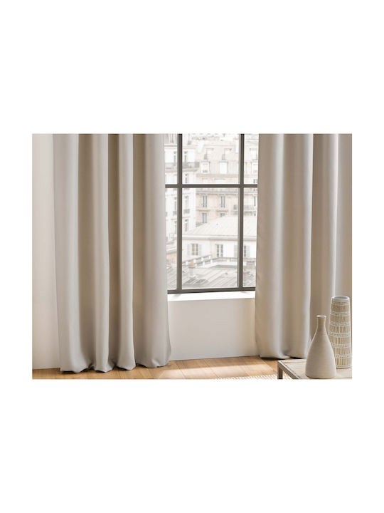 Curtain Blackout with Grommet L-c Occult Ecru 1608661 135x280cm